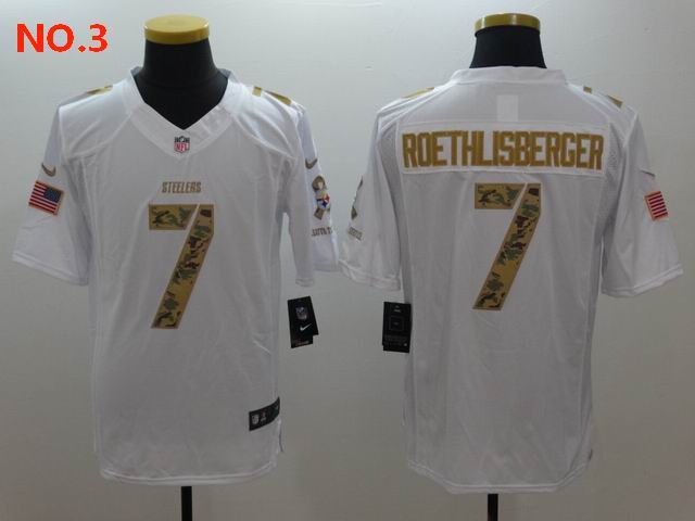 Men's Pittsburgh Steelers #7 Ben Roethlisberger Jersey NO.3;
